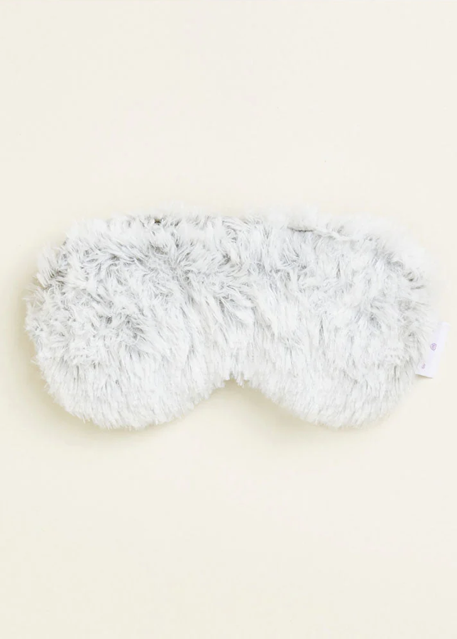 Marshmallow Gray Warmies Eye Mask