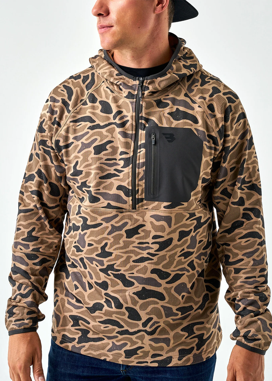 Blaze Tech Quarter Zip - Gauge Camo