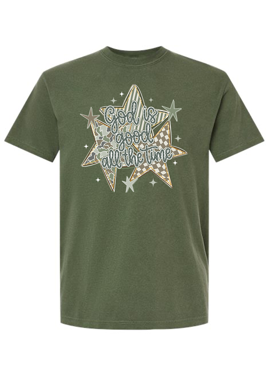 Camo God is Good COMFORT COLORS Tee