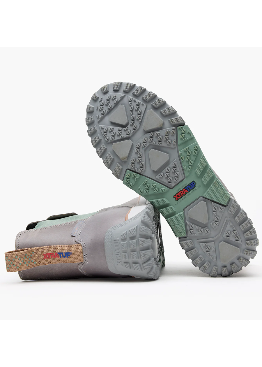 Women's Leather Ankle Deck Boot-Iceberg