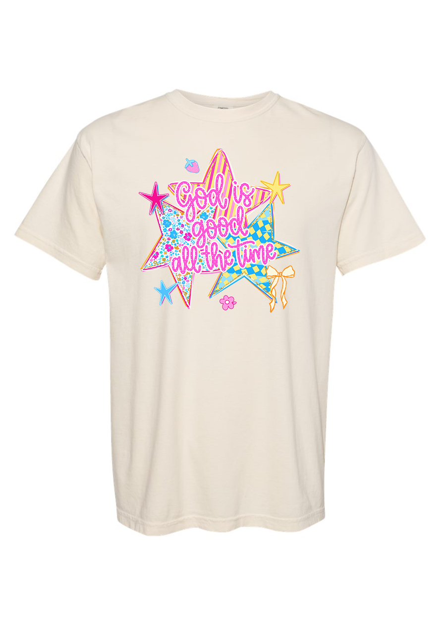 Colorful God is Good COMFORT COLORS Tee