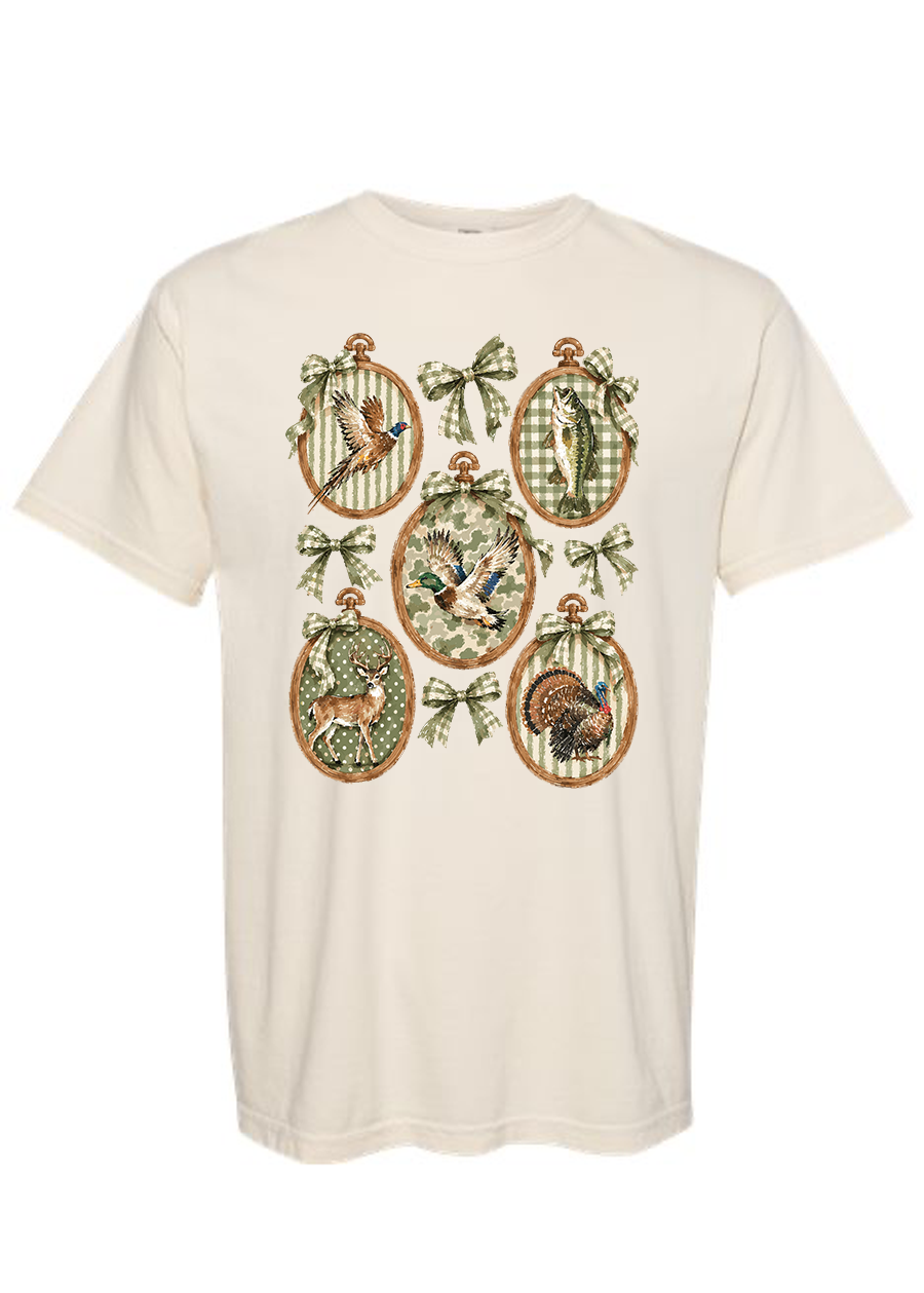 ADULT Coquette Camo COMFORT COLORS Tee