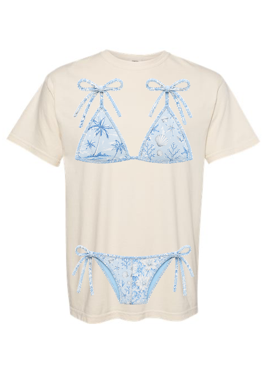 ADULT Comfort Colors Blue Kini Tee & Tank