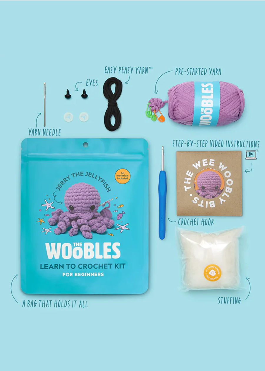 Woobles Jerry the Jellyfish Crochet Kit