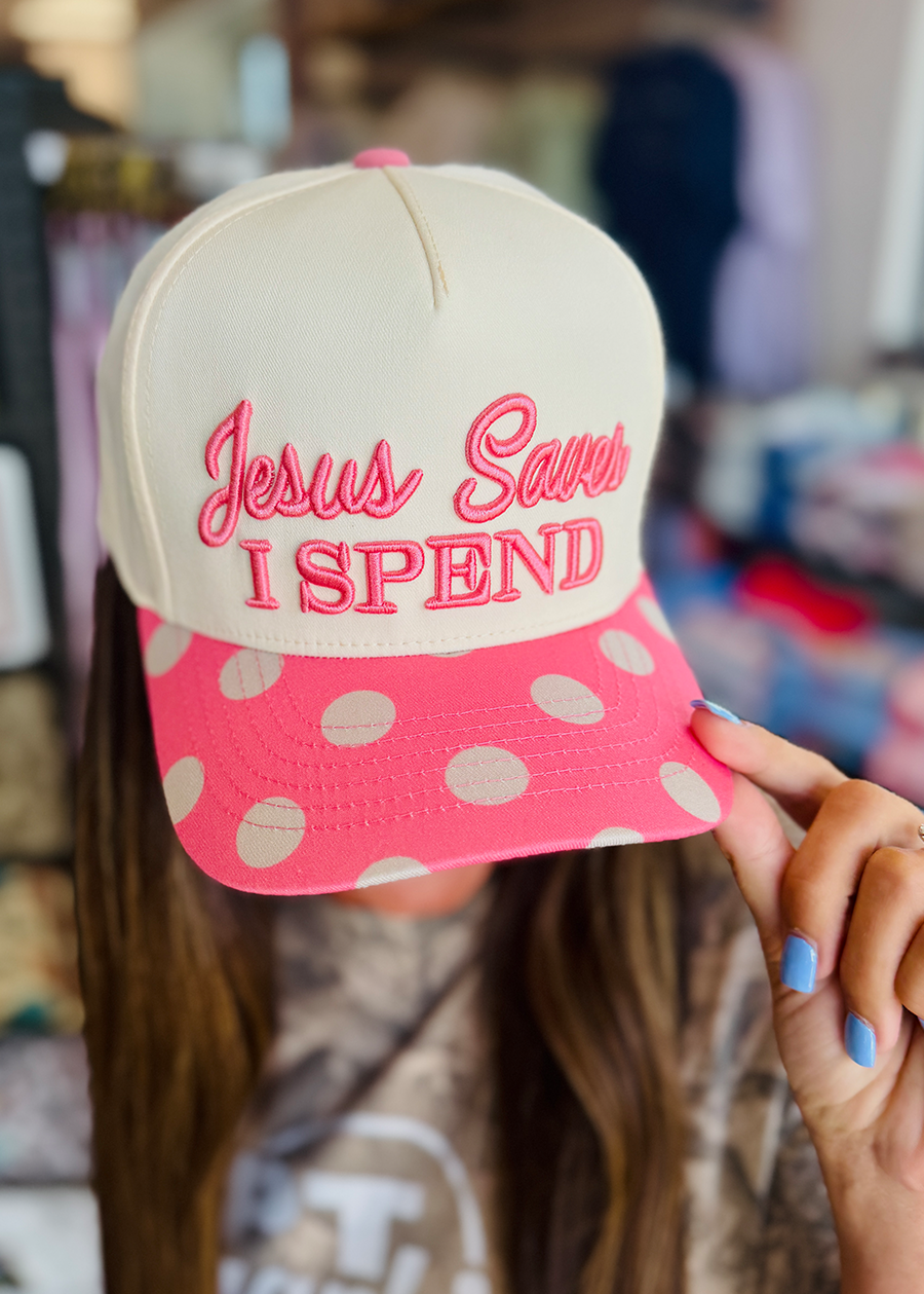 Jesus Saves I Spend Trucker Hat