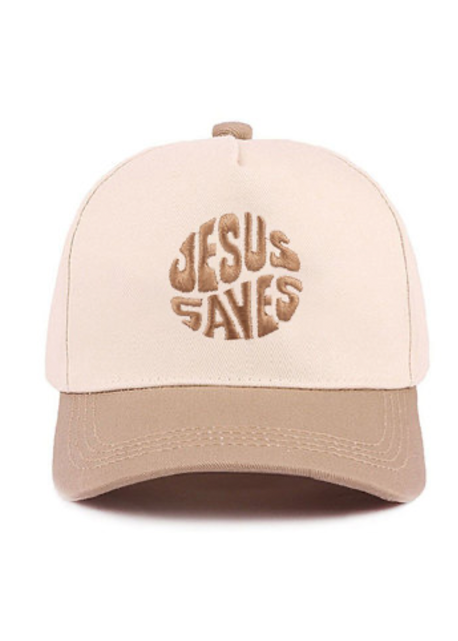 Jesus Saves EMB Trucker Hat