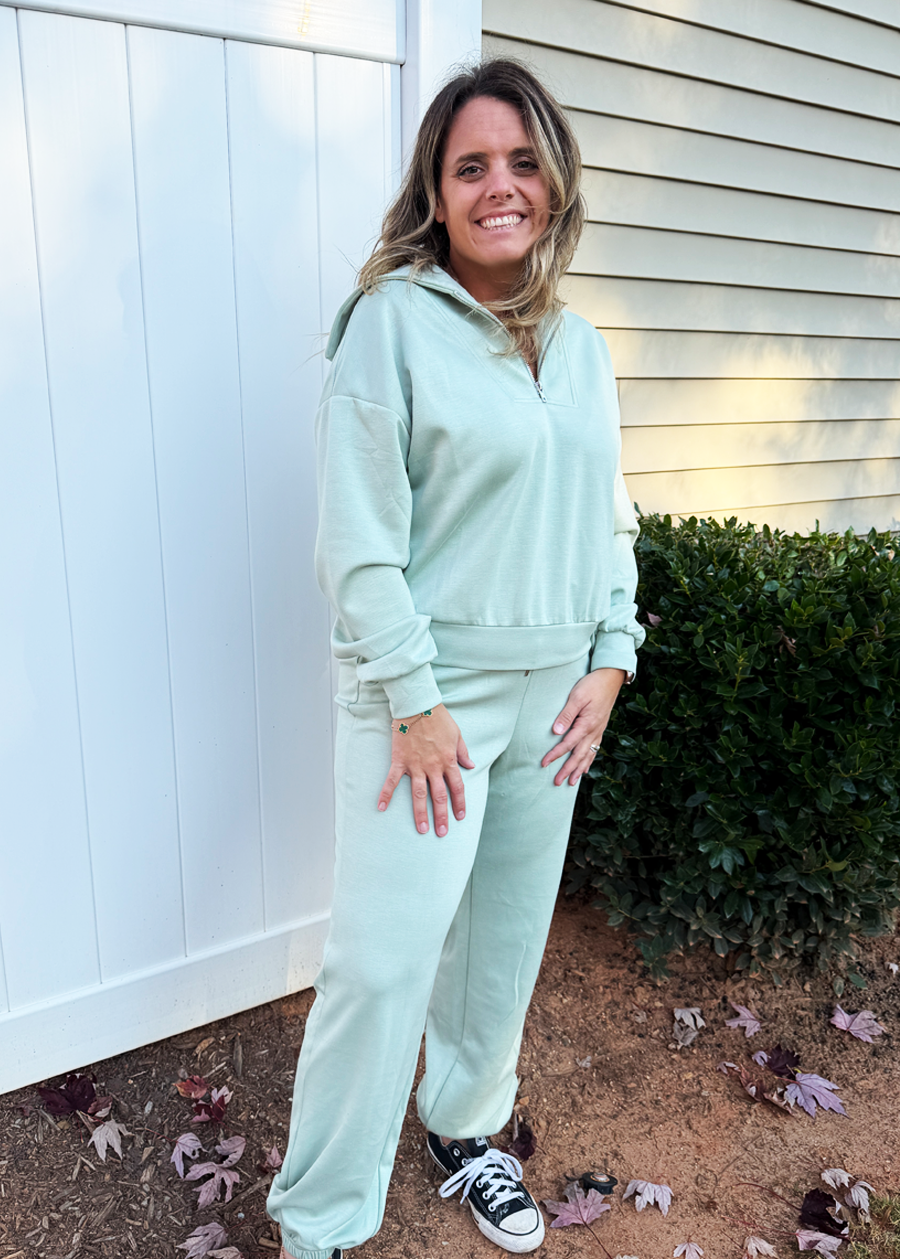 Katy Scuba Pants Set