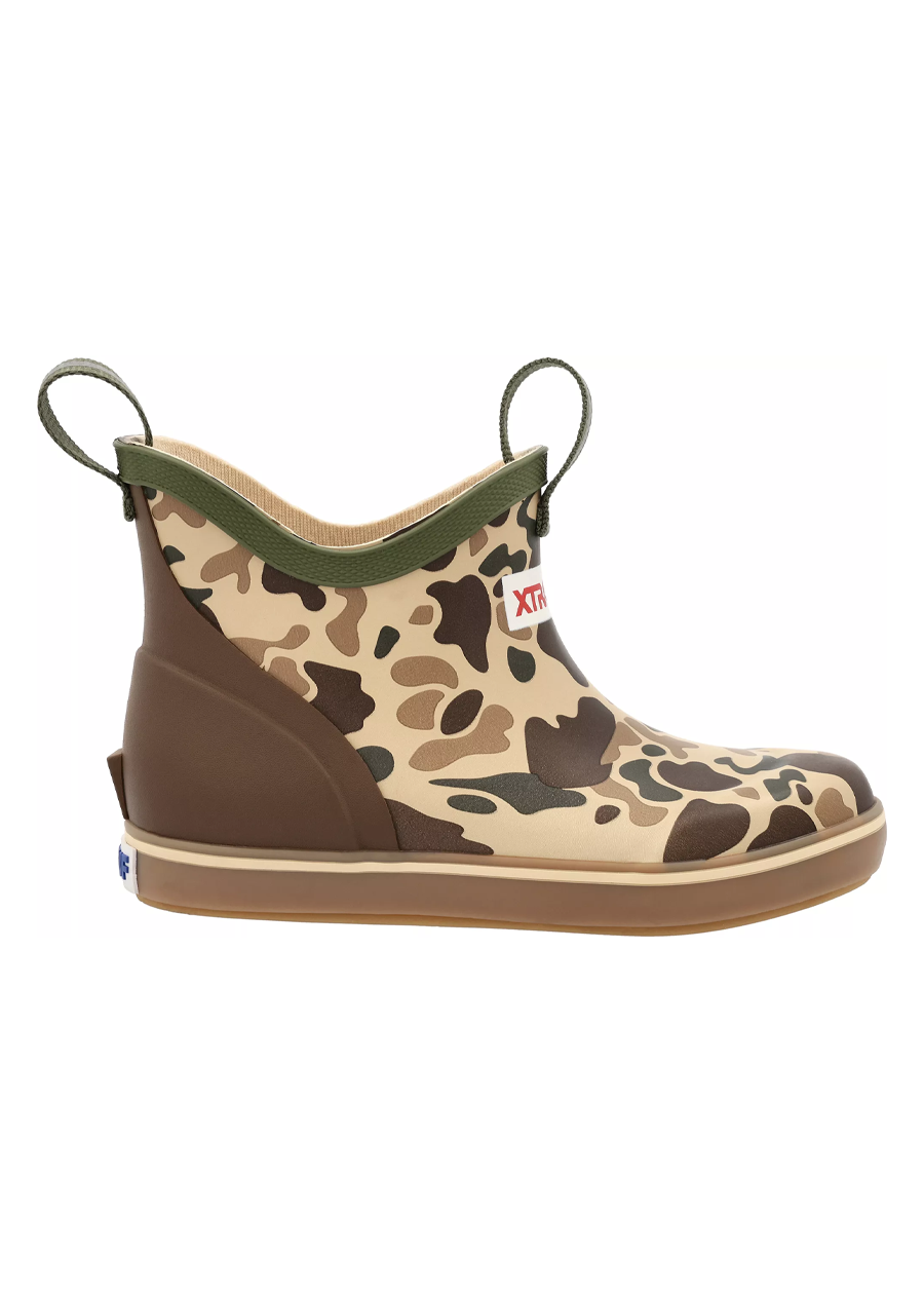 Kids Ankle Deck Boot-Duck Camo