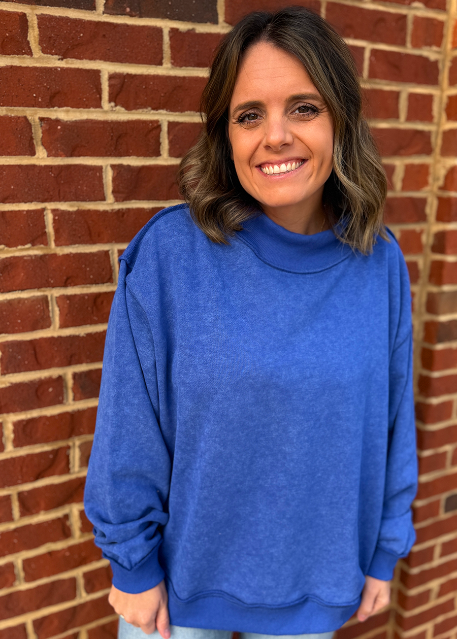 Kinley Mock Neck Sweatshirt