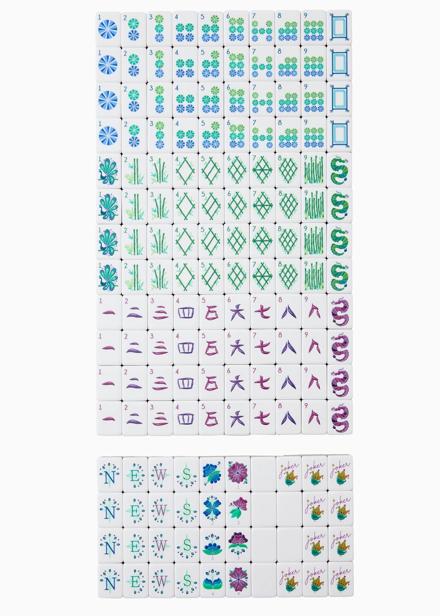 Lagoon Mahjong Tiles
