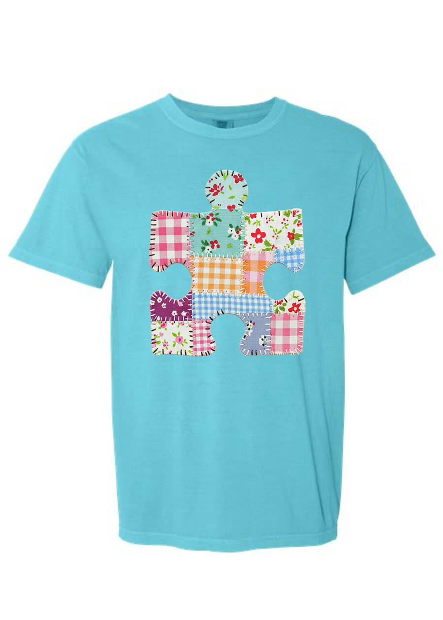 Patchwork Puzzle Piece COMFORT COLORS Tee