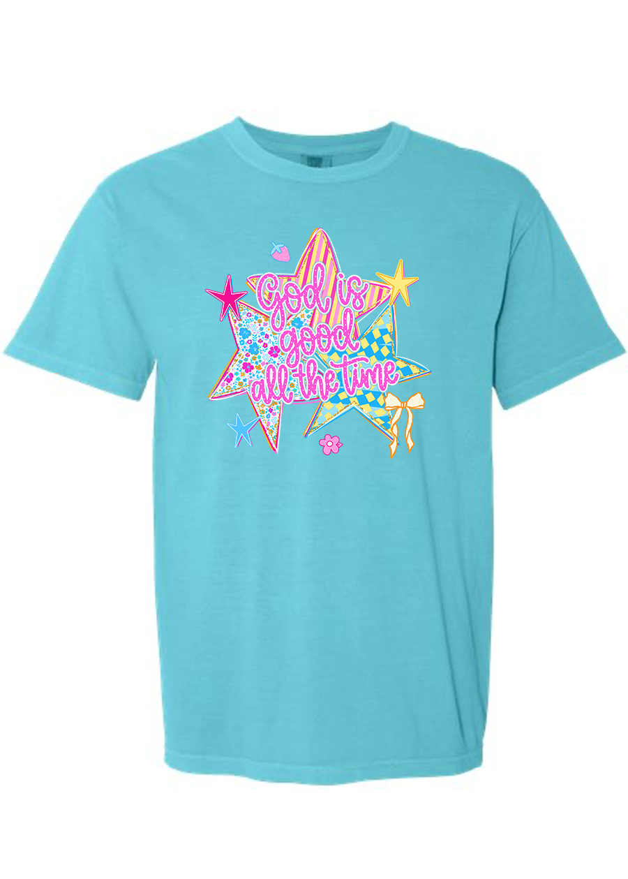 Colorful God is Good COMFORT COLORS Tee