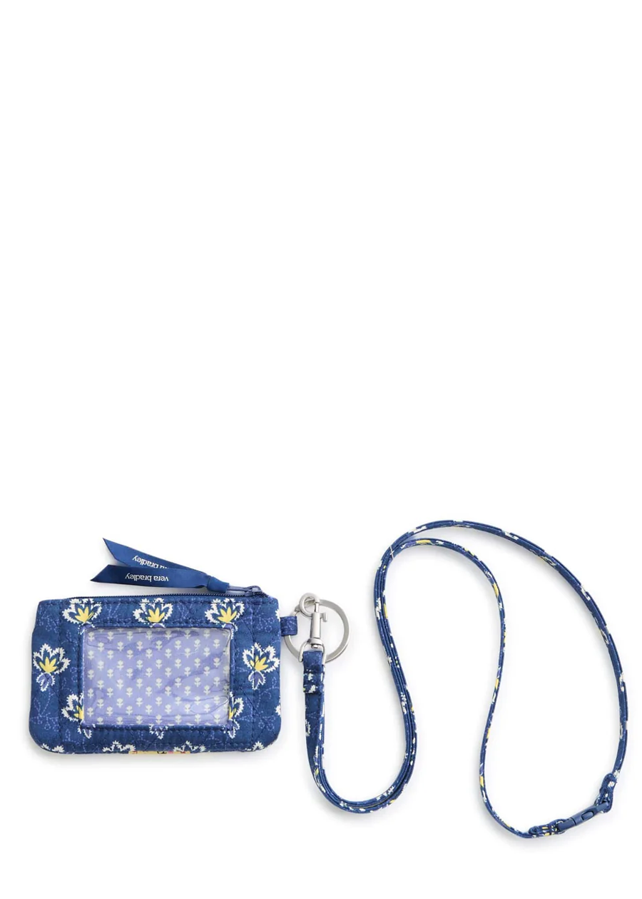 Zip ID Pouch w/ Breakaway Lanyard-Maison Blue