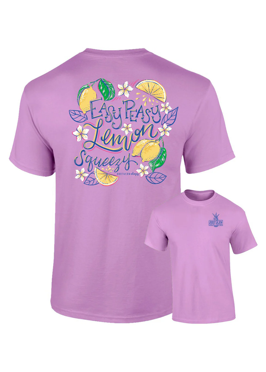 Southernology® Easy Peasy Lemon Squeezy Comfort Color T-shirt