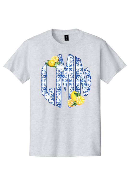 YOUTH Lemon Monogram Tee