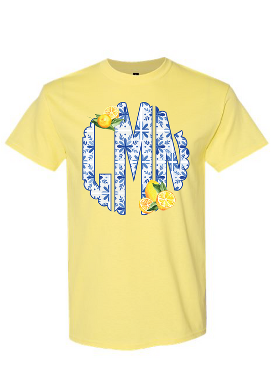 YOUTH Lemon Monogram Tee