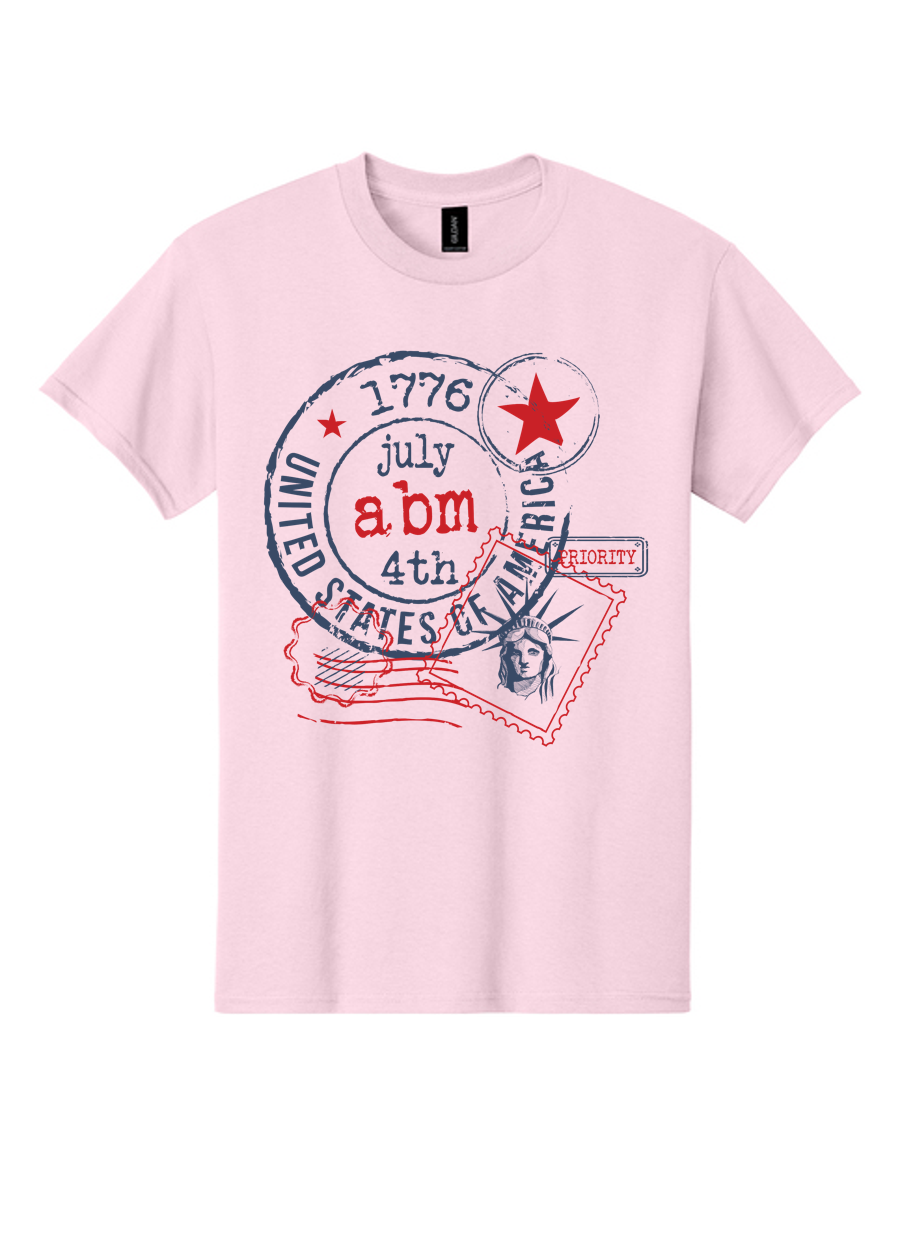1776 Stamp Monogram Tee