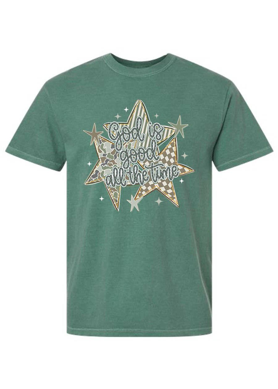 Camo God is Good COMFORT COLORS Tee