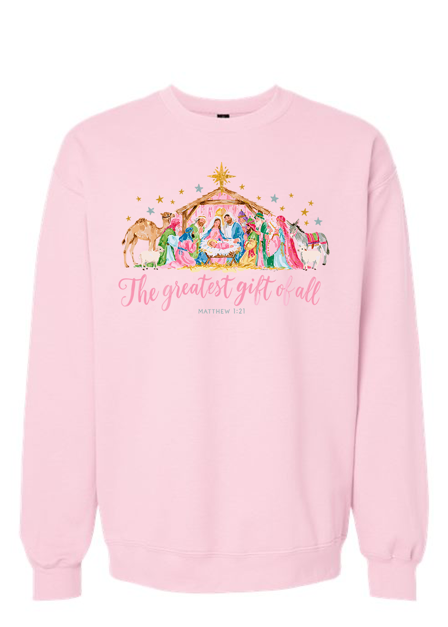 YOUTH The Greatest Gift of All Crewneck