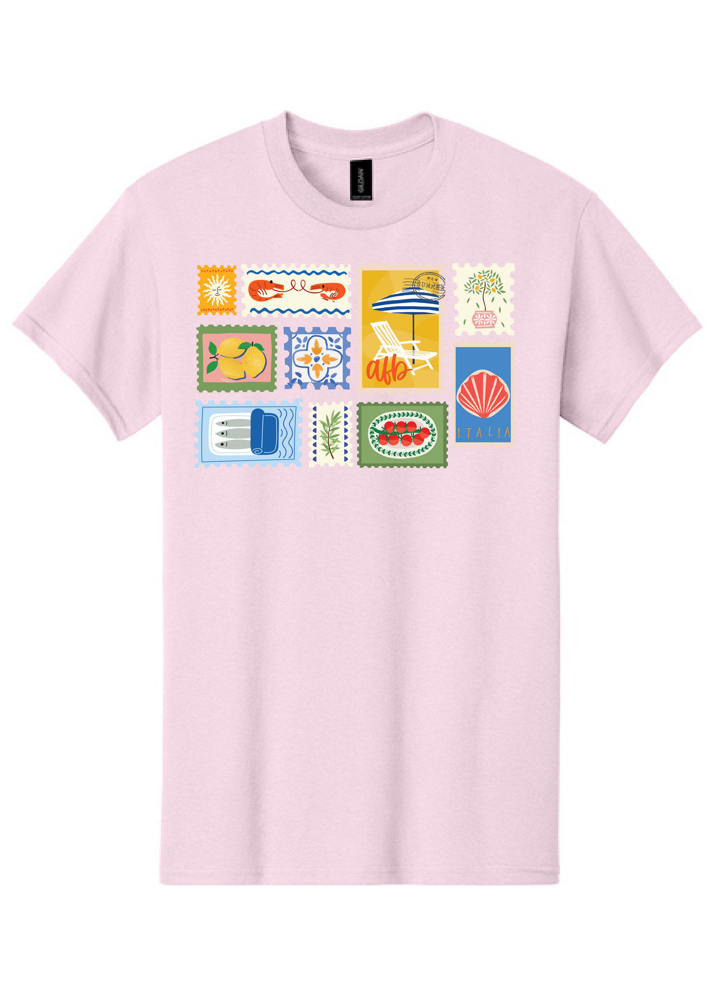 Italian Postcard Monogram Tee