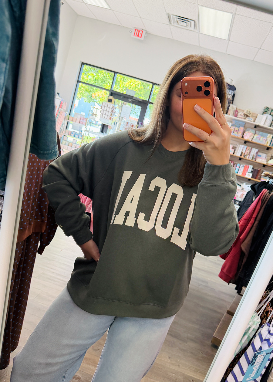 LG Crescent Crew - Olive