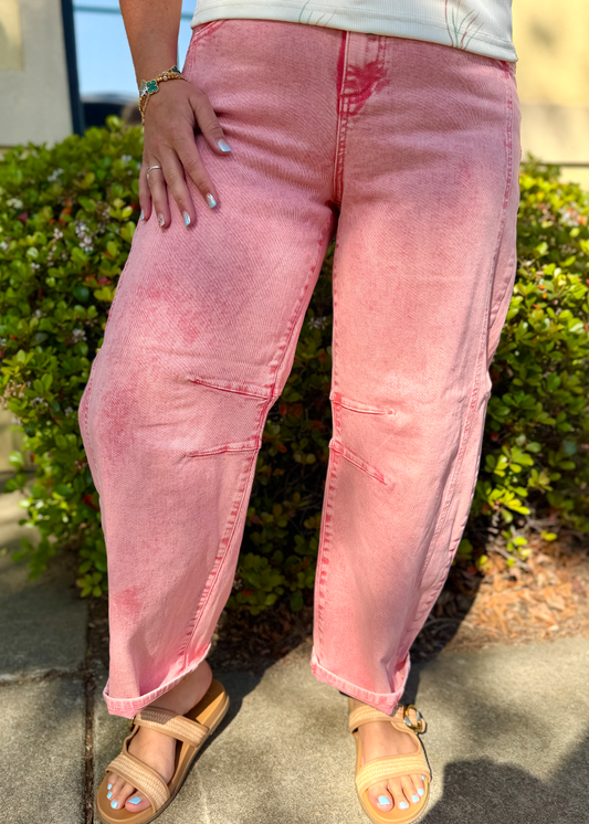 Lorene Slouchy Ankle Barrel Pants
