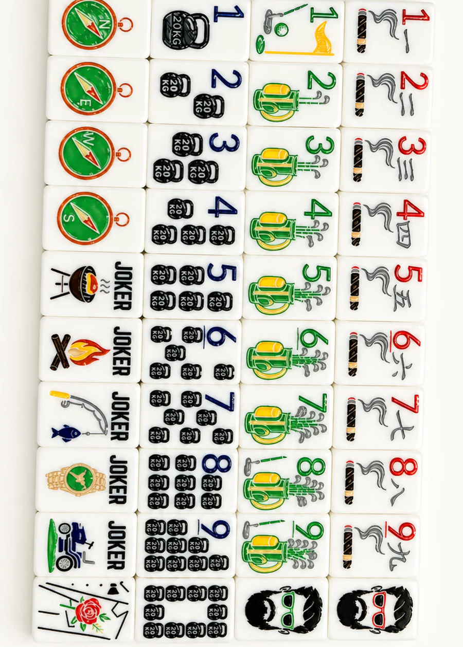 ABL The Manly Line Mahjong Tiles