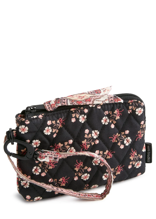 Clip & Zip Wristlet-Melissa Ditsy