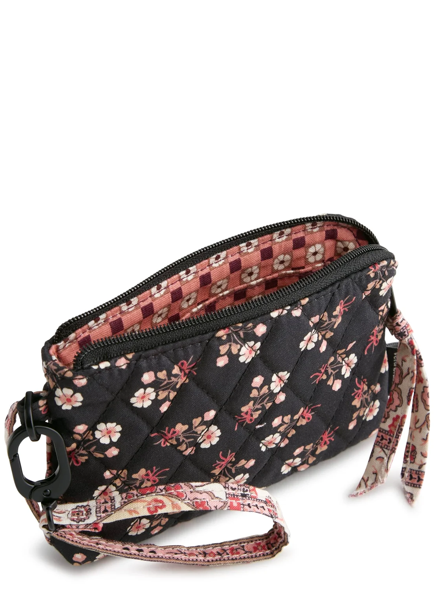 Clip & Zip Wristlet-Melissa Ditsy