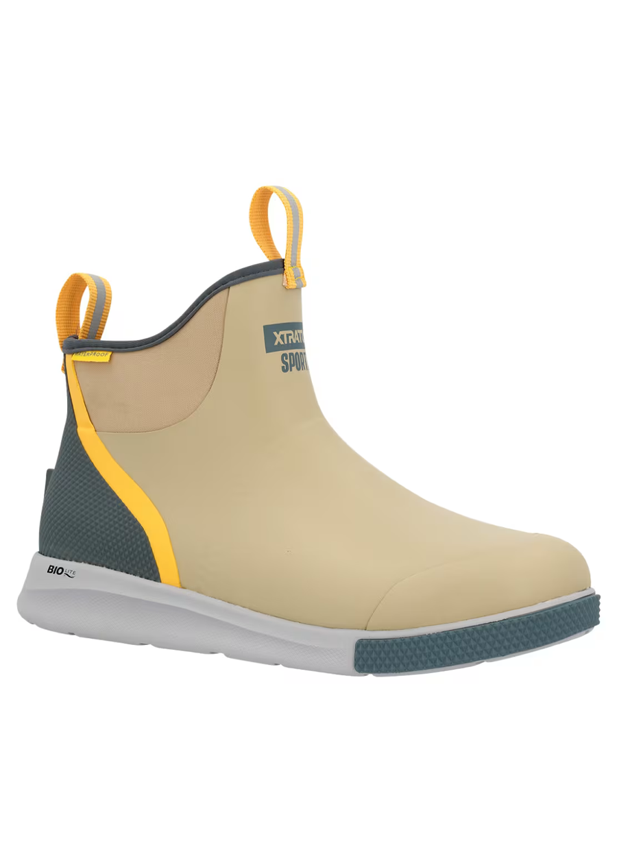 Men's 6in Ankle Deck Boot- Tan Multi