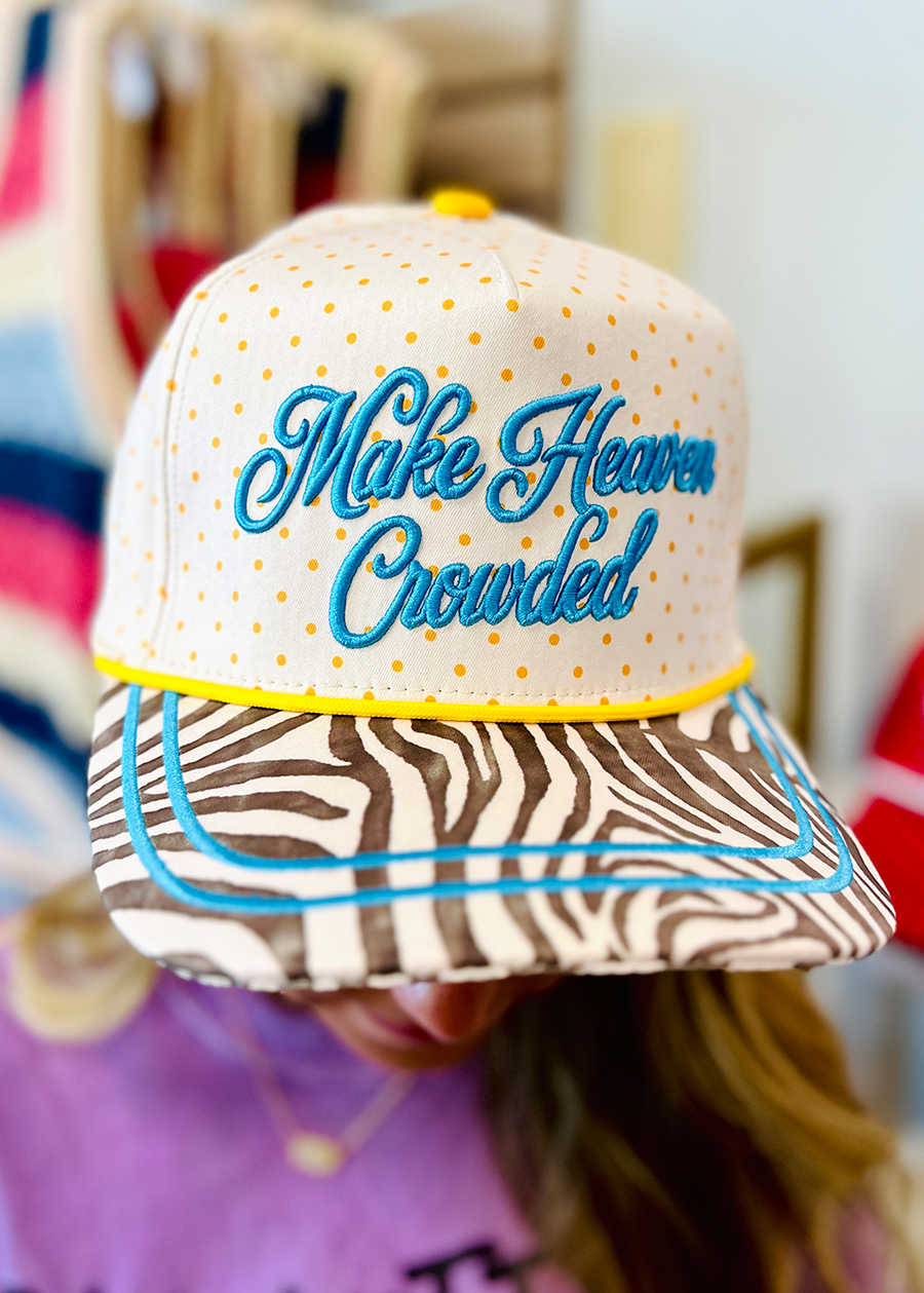 Make Heaven Crowded Zebra Hat