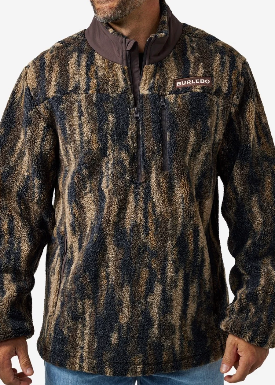 Sherpa - Quarter Zip - Midland Camo