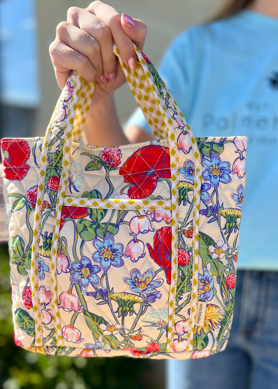 Mini Hathaway Tote-All The Pretty Wildflowers