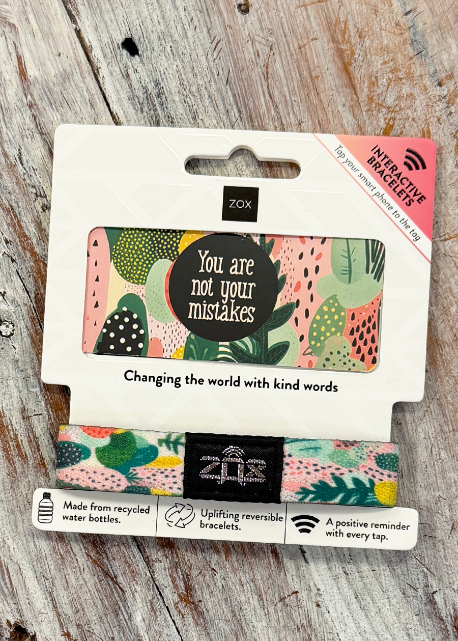 You Are Not Your Mistakes Affirmation Bracelet