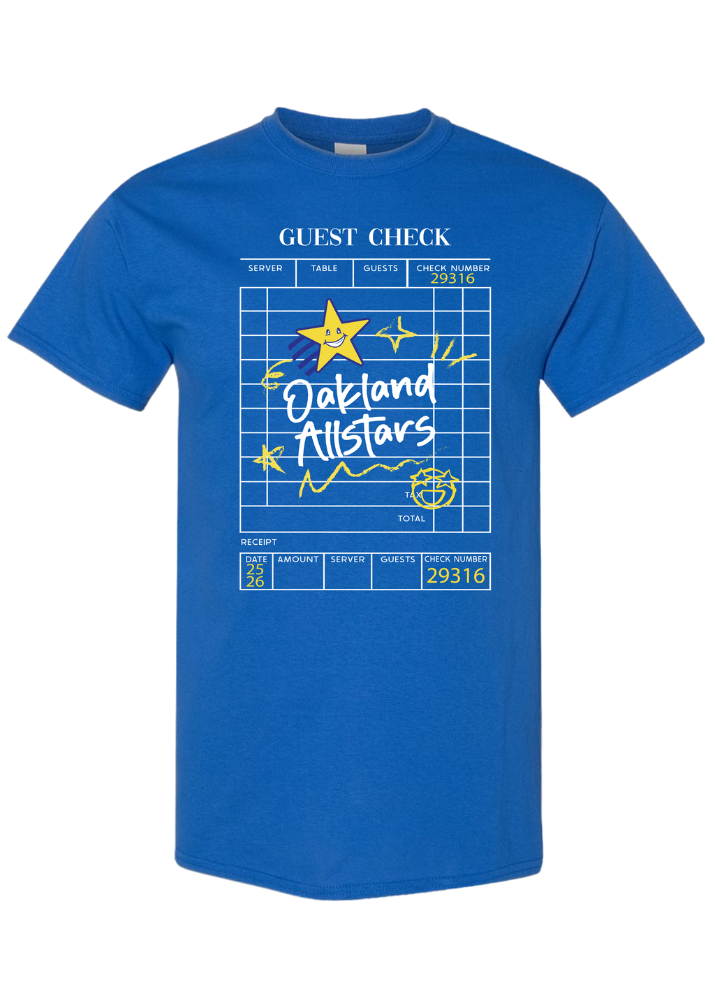ADULT Guest Check Mascot Tee
