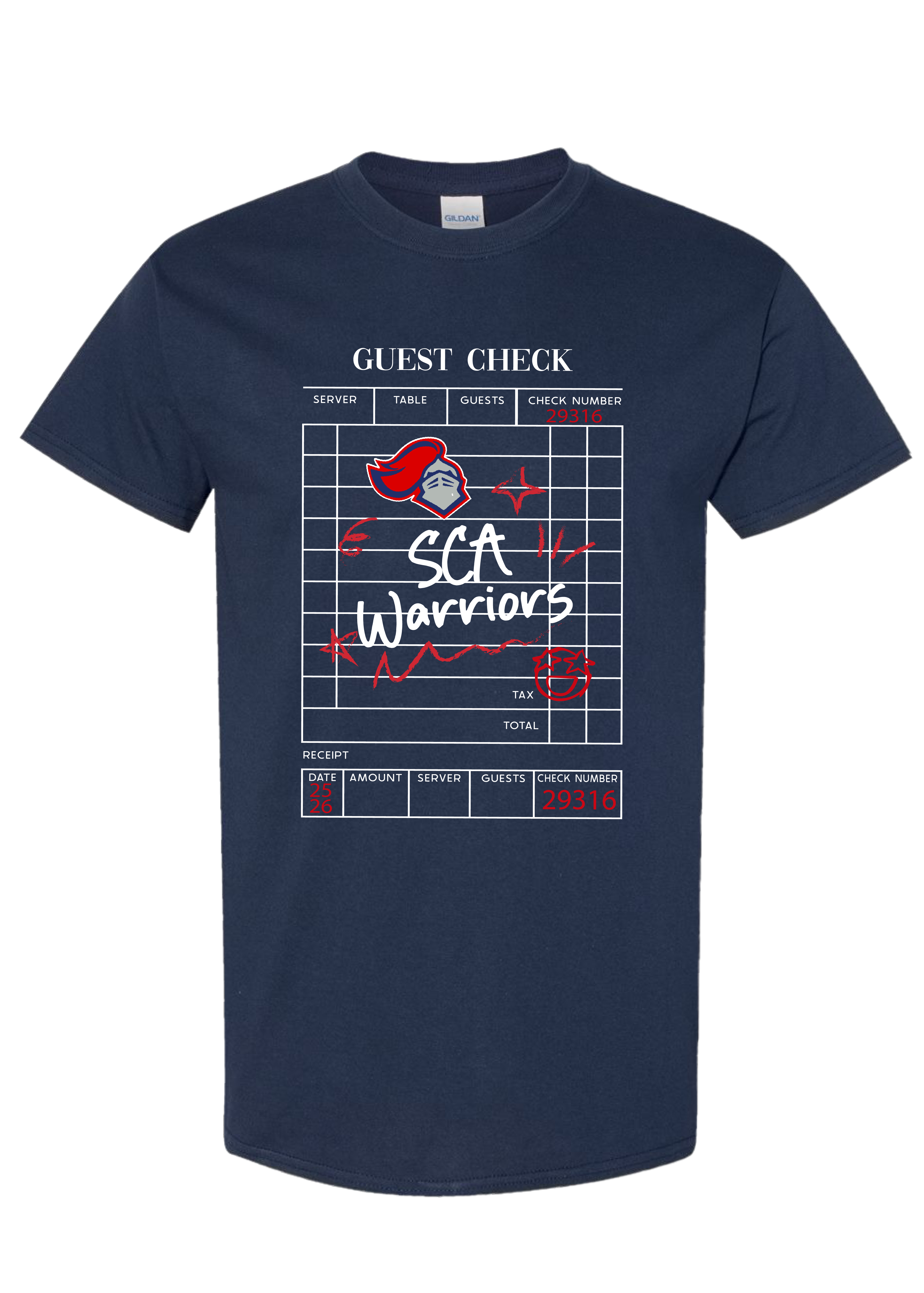 ADULT Guest Check Mascot Tee