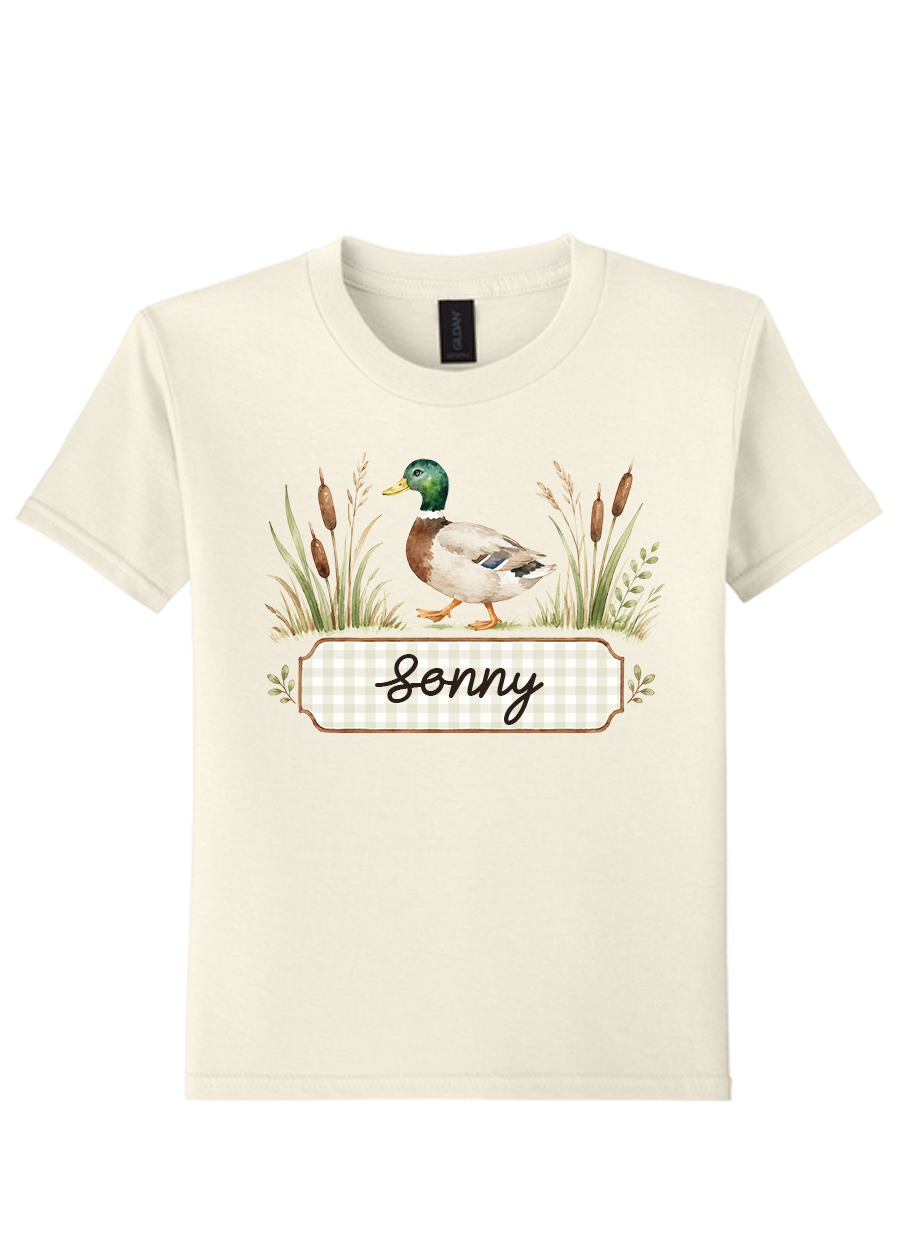 YOUTH Mallard Duck Name Tee