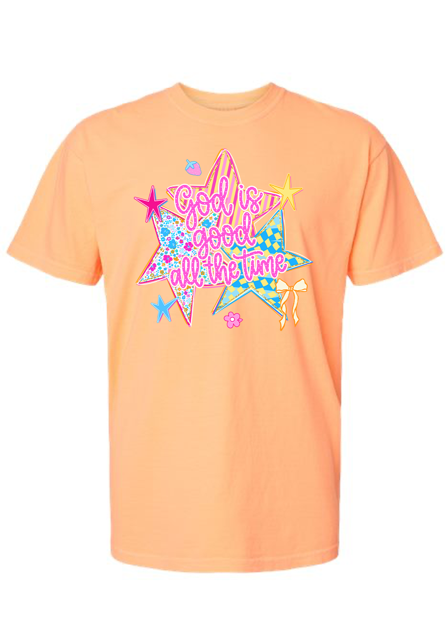 Colorful God is Good COMFORT COLORS Tee