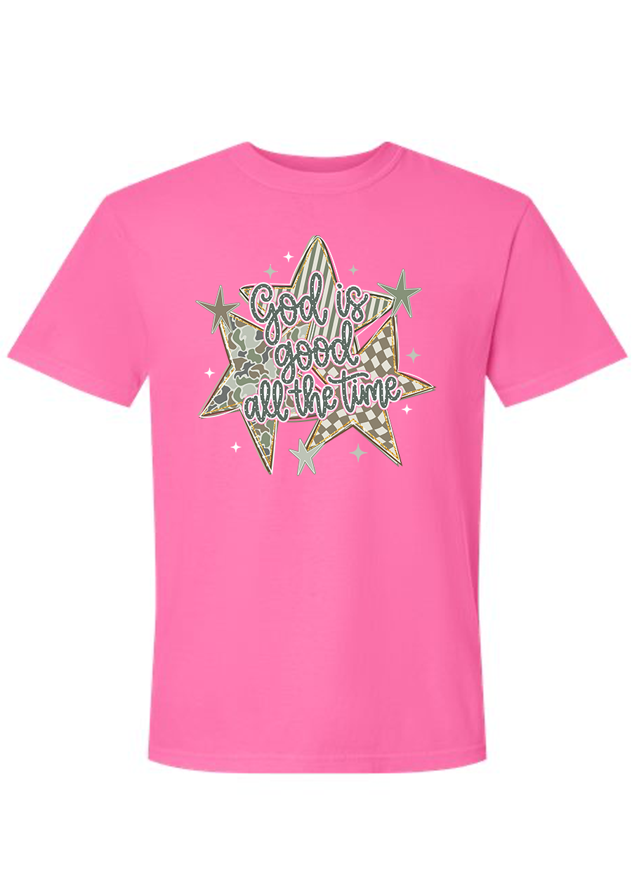 Camo God is Good COMFORT COLORS Tee