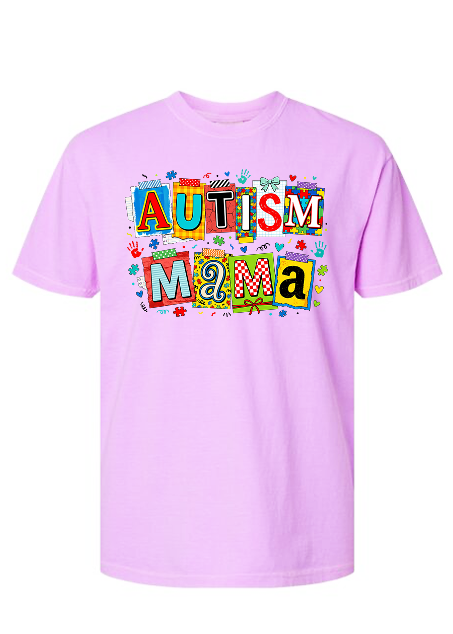 Autism Mama COMFORT COLORS Tee