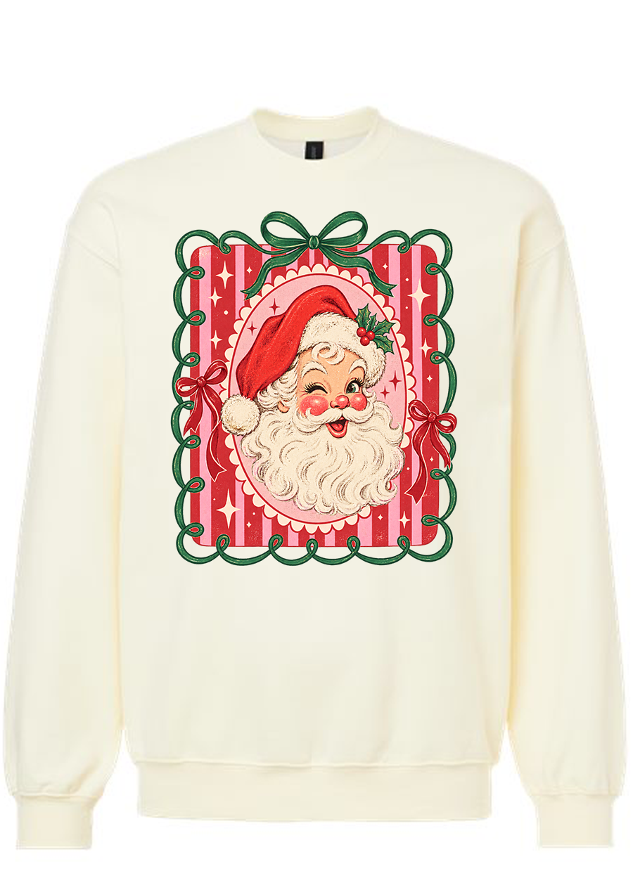 ADULT Vintage Santa Crewneck