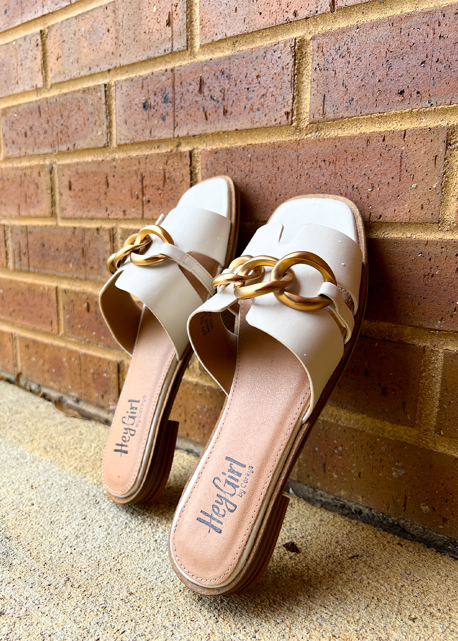 Corky Off The Chain Sandal-Ivory