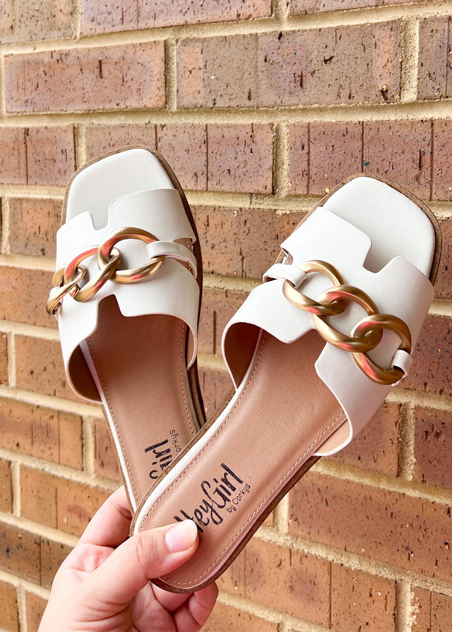 Corky Off The Chain Sandal-Ivory
