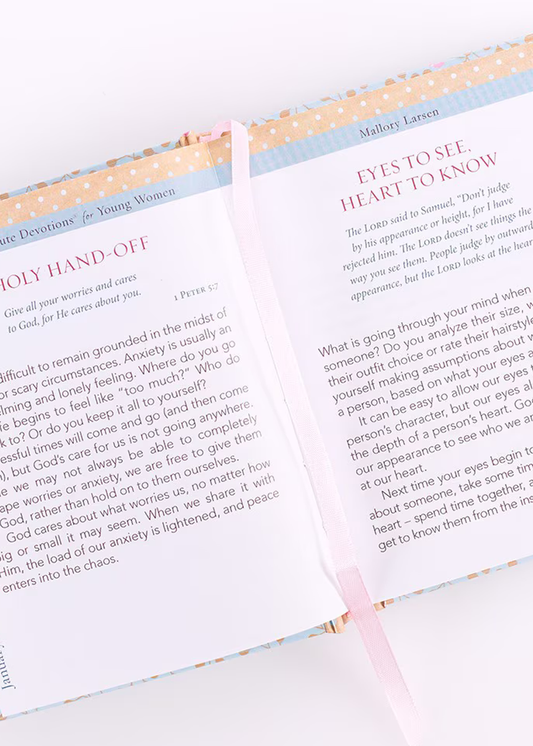 One-Minute Devotions for Young Women Padded Hardcover