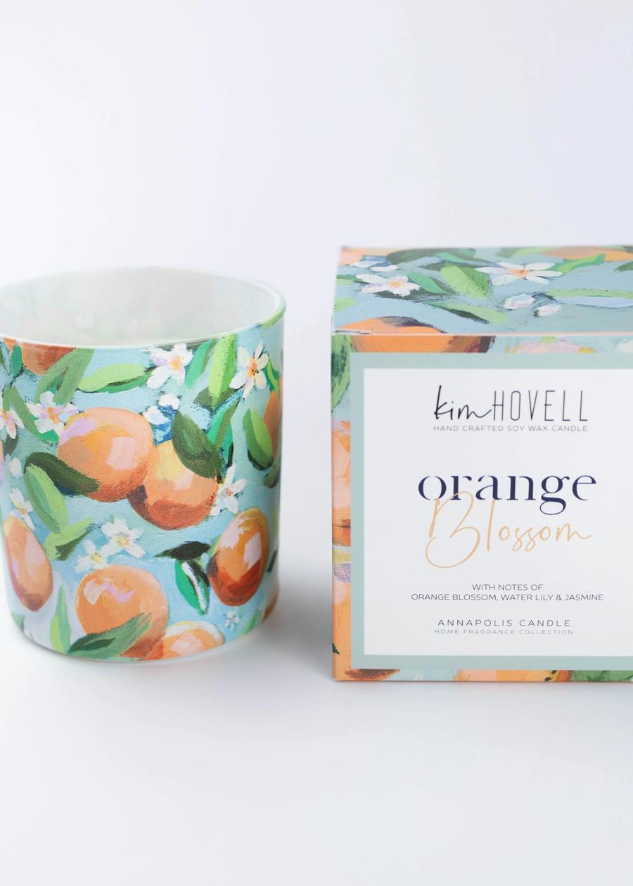 Orange Blossom Boxed Candle - Kim Hovell