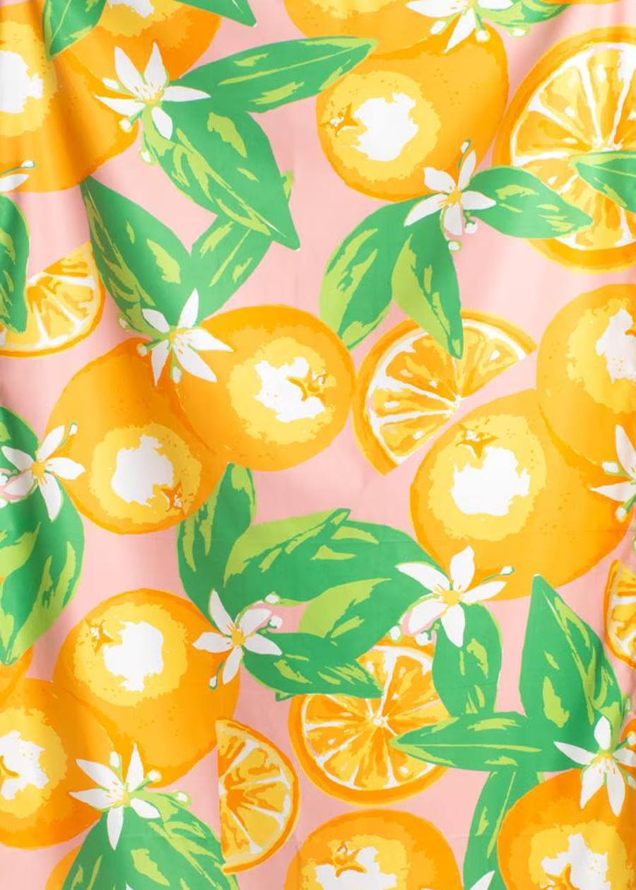 Orange Grove Giant Beach Towel