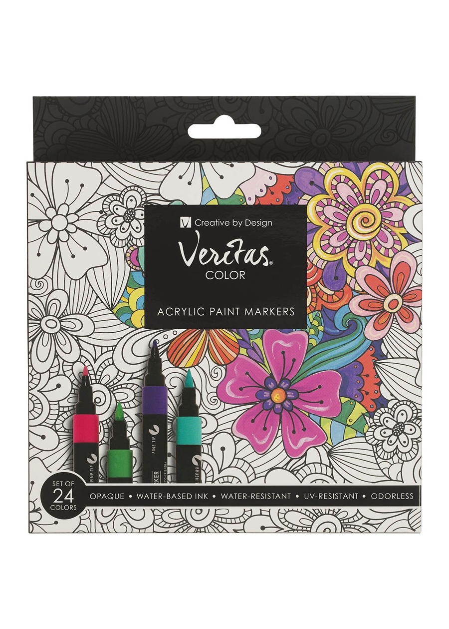 Veritas Color Acrylic Paint Marker Set