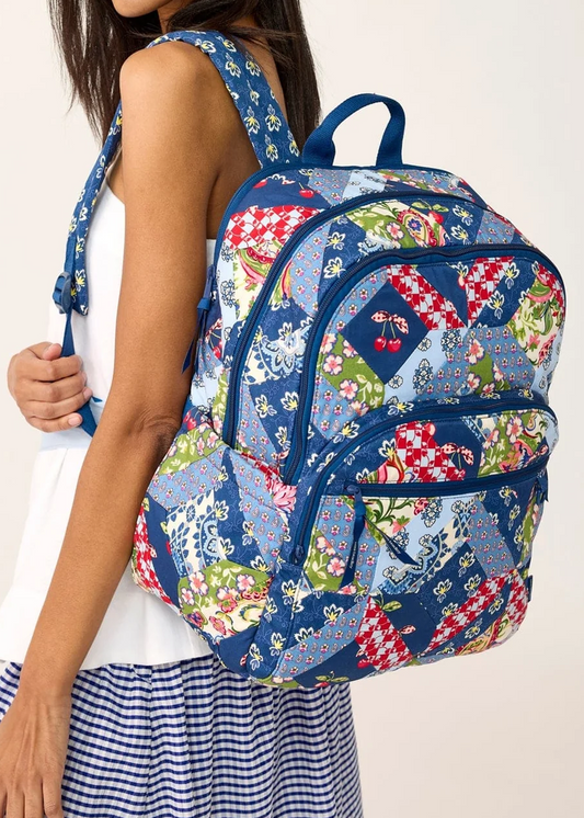 Large Bancroft Backpack-Trellis Patchwork