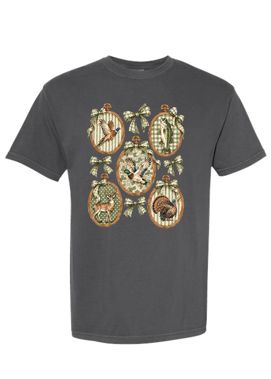ADULT Coquette Camo COMFORT COLORS Tee