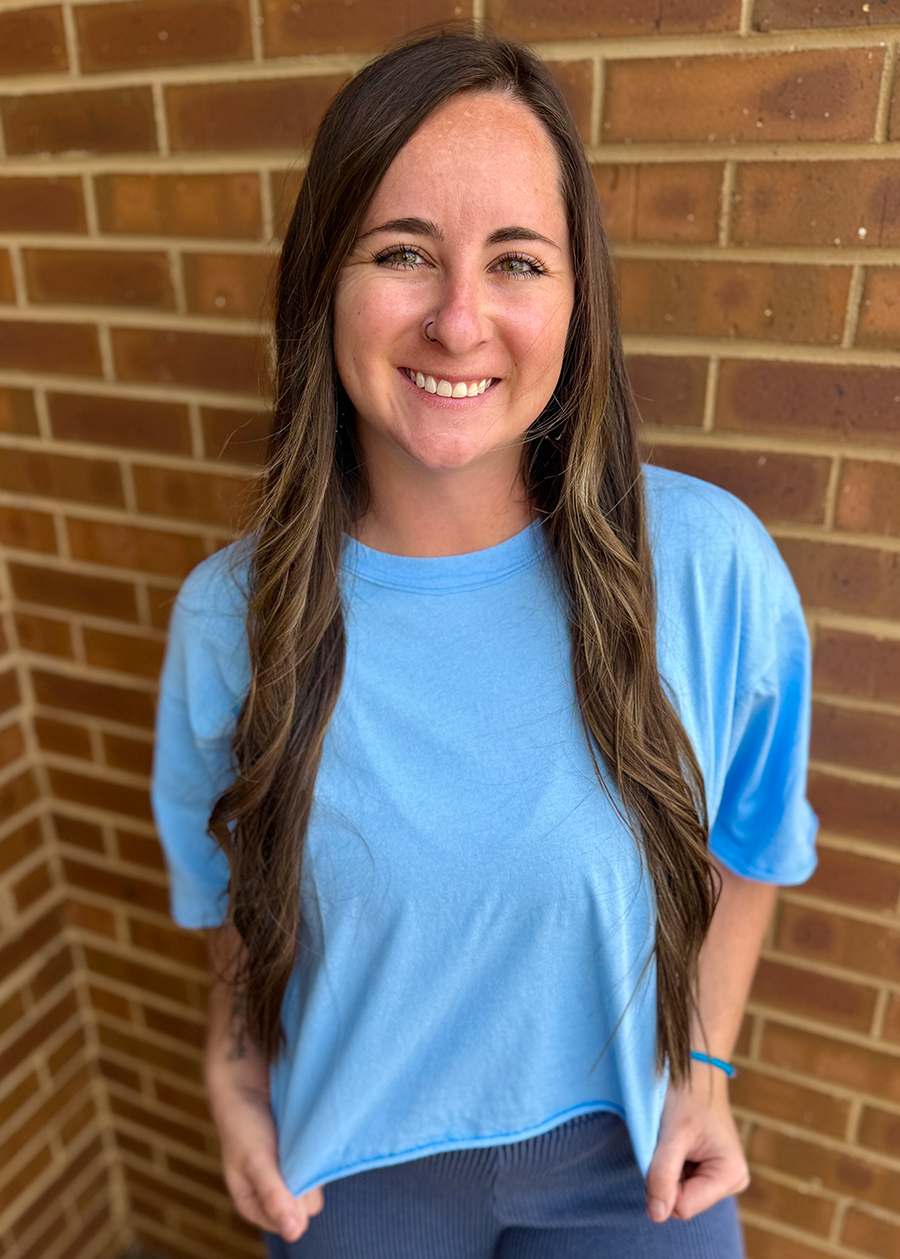 LG Boxy Crop SS Tee-Periwinkle